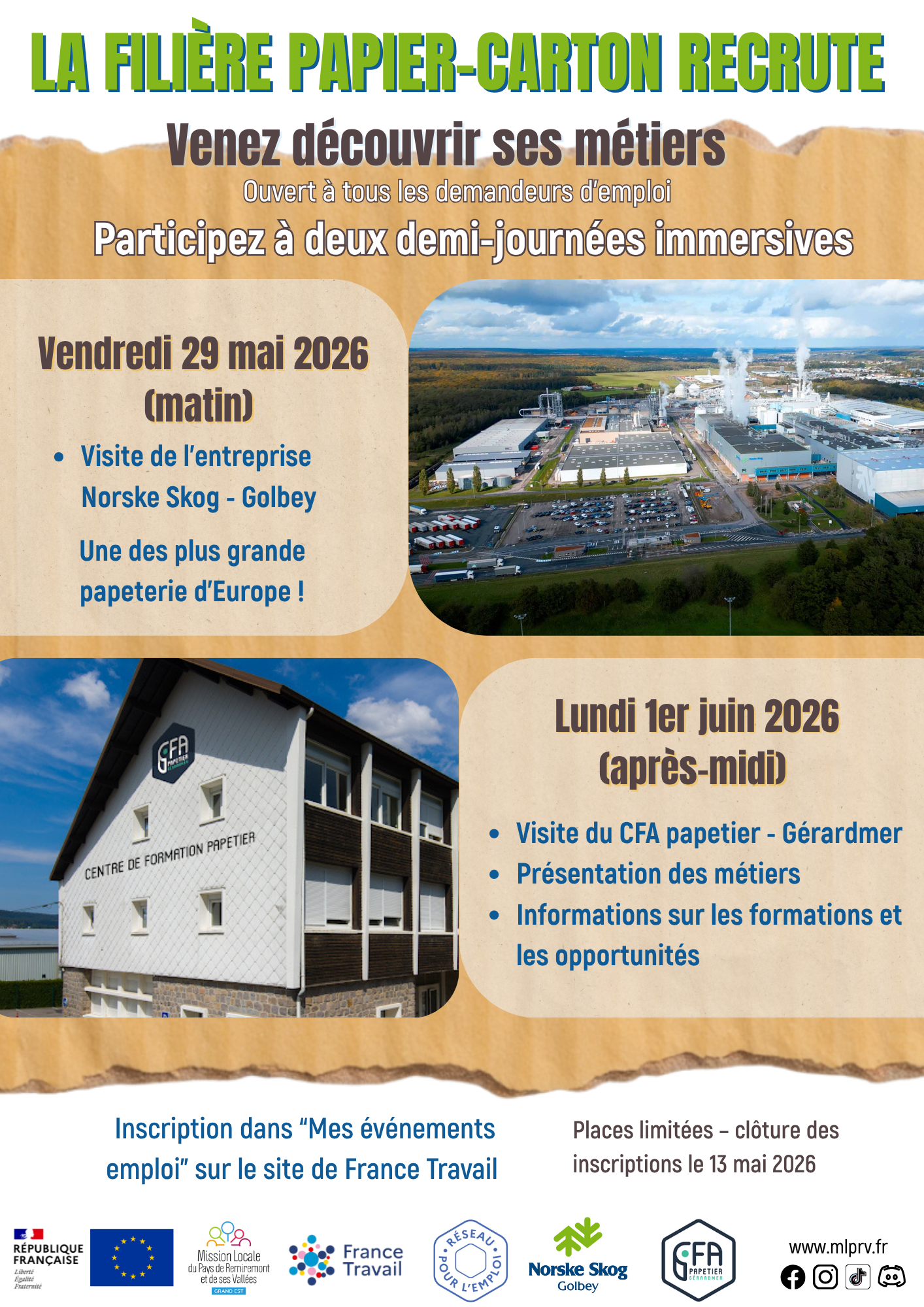 Venez découvrir la filière du papier carton !